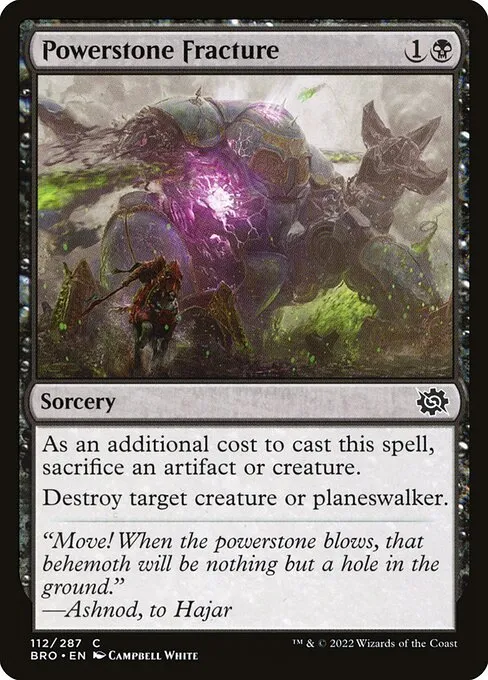 Powerstone Fracture — The Brothers' War