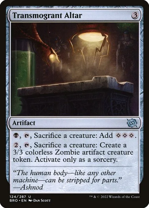 Transmogrant Altar — The Brothers' War