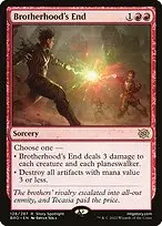 Brotherhood's End — The Brothers' War