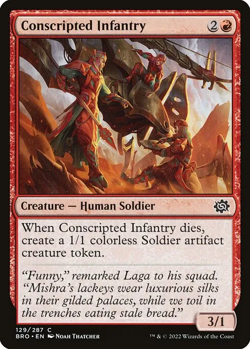 Conscripted Infantry — The Brothers' War