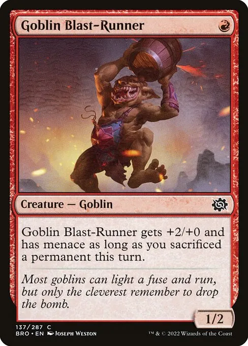Goblin Blast-Runner — The Brothers' War