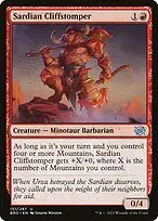 Sardian Cliffstomper — The Brothers' War