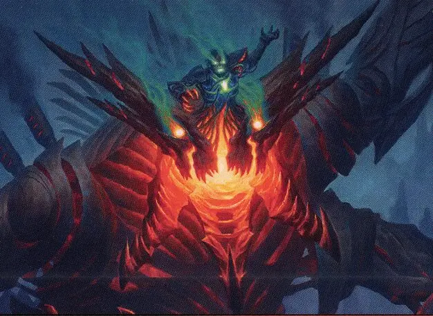 Art detail — Mishra, Lost to Phyrexia