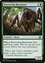 Burrowing Razormaw — The Brothers' War