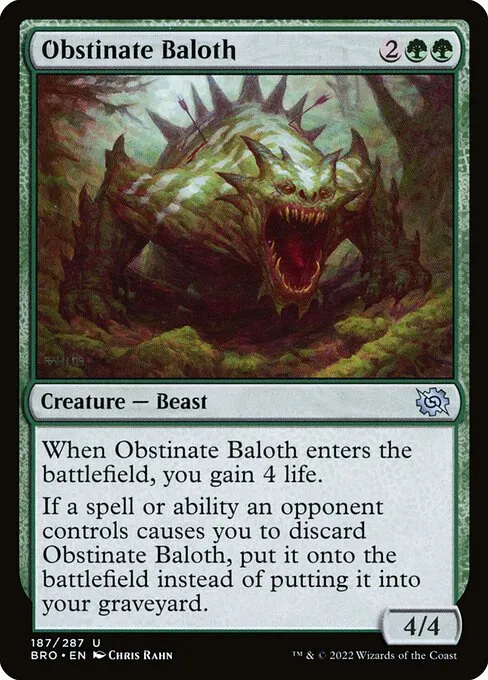 Obstinate Baloth — The Brothers' War