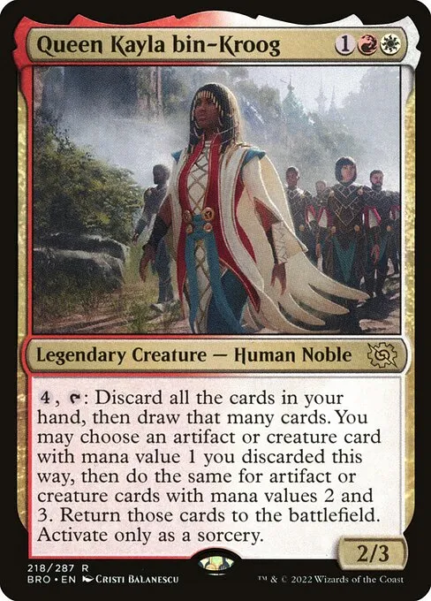 Queen Kayla bin-Kroog — The Brothers' War