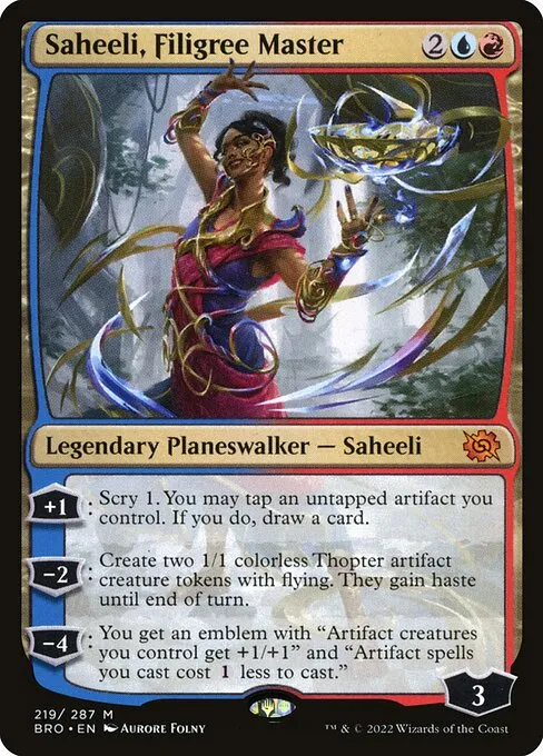 Saheeli, Filigree Master — The Brothers' War