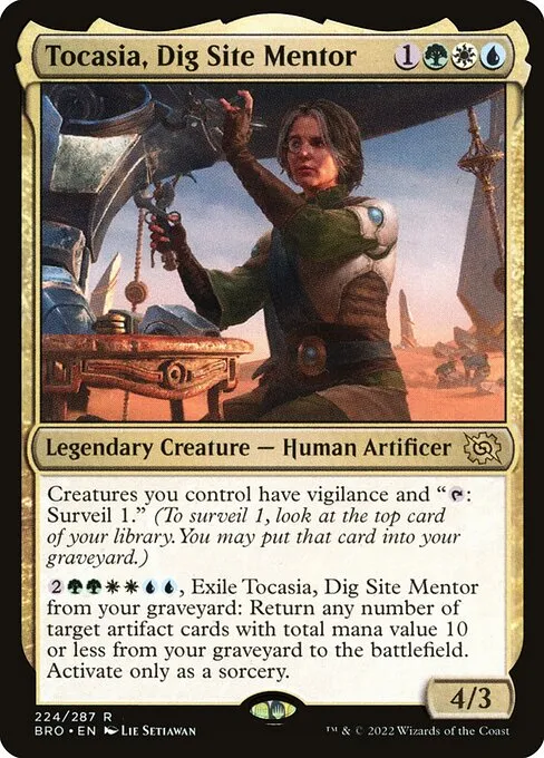Tocasia, Dig Site Mentor — The Brothers' War