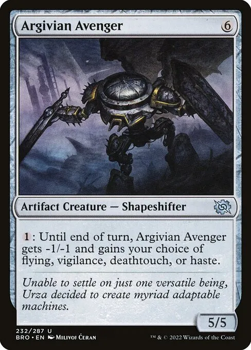 Argivian Avenger — The Brothers' War