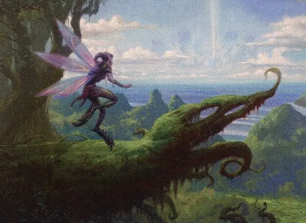 Art detail — Llanowar Wastes