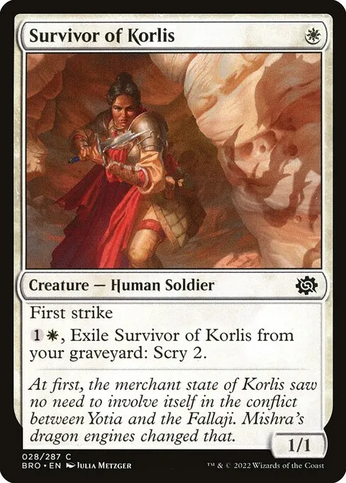 Survivor of Korlis — The Brothers' War