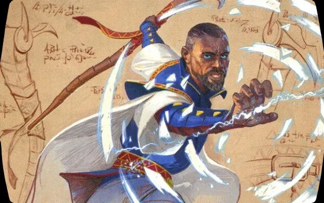 Art detail — Teferi, Temporal Pilgrim