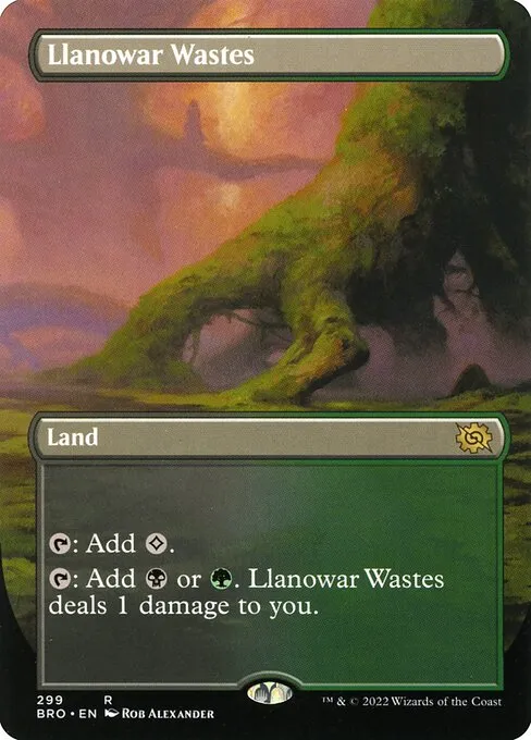 Llanowar Wastes — The Brothers' War