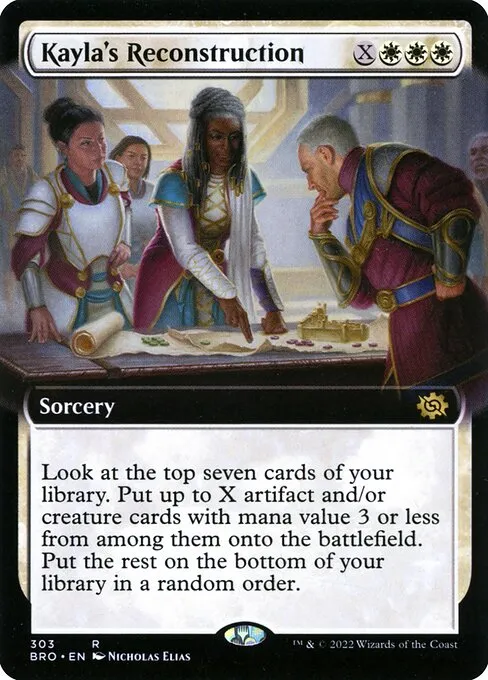 Kayla's Reconstruction — The Brothers' War