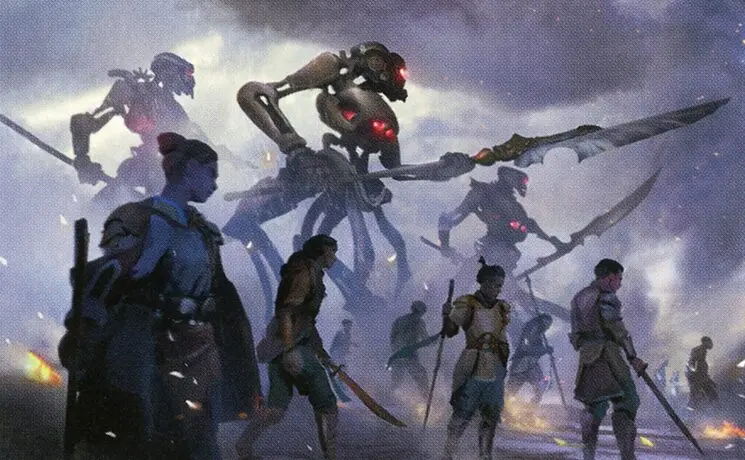 Art detail — Mechanized Warfare