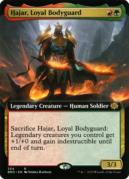 Hajar, Loyal Bodyguard — The Brothers' War
