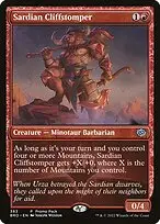 Sardian Cliffstomper — The Brothers' War