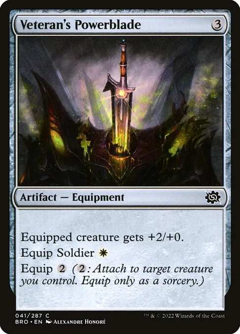 Veteran's Powerblade — The Brothers' War