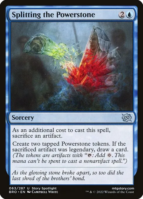 Splitting the Powerstone — The Brothers' War
