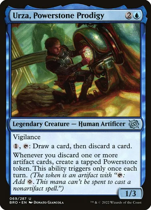 Urza, Powerstone Prodigy — The Brothers' War