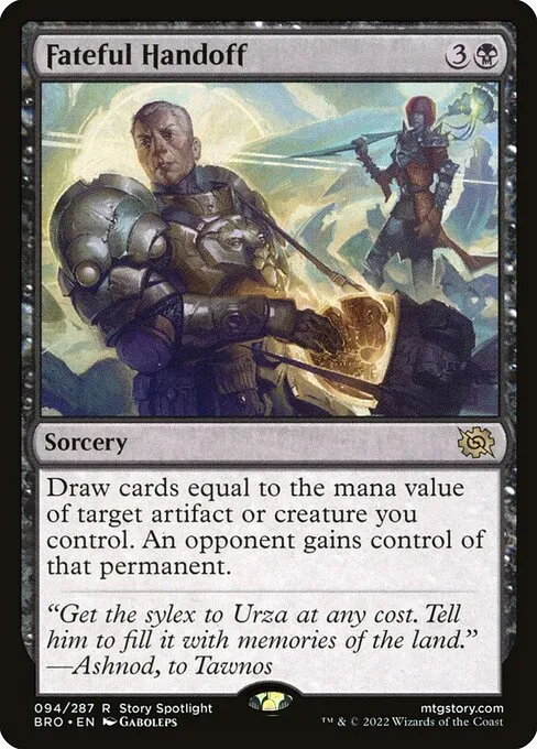 Fateful Handoff — The Brothers' War