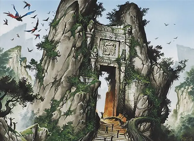 Art detail — Jungle Shrine