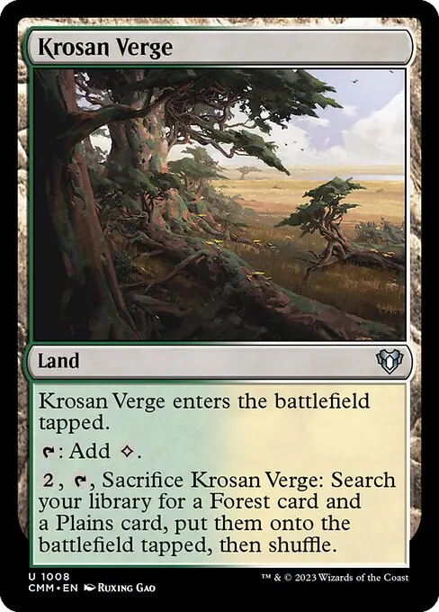 Krosan Verge — Commander Masters