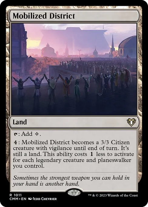 Mobilized District — Commander Masters