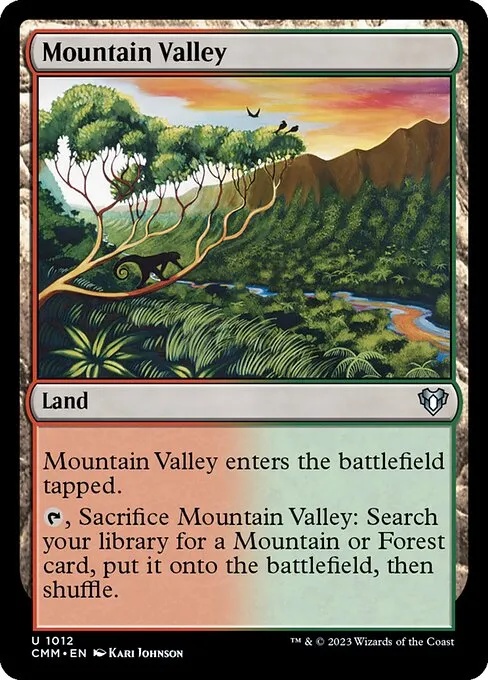 Mountain Valley — Commander Masters
