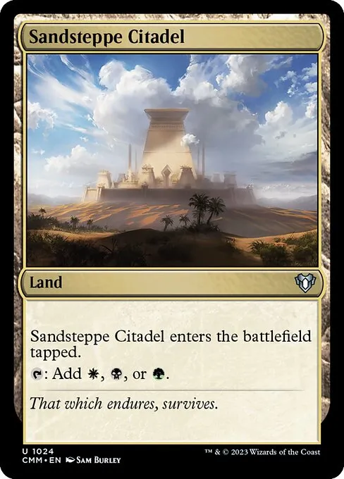 Sandsteppe Citadel — Commander Masters