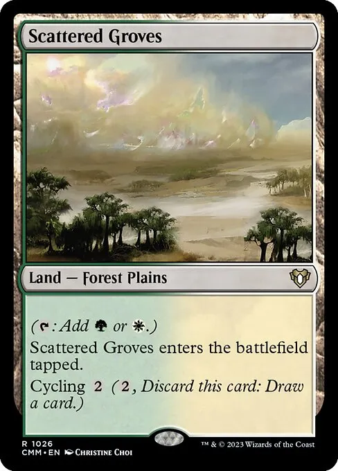 Scattered Groves — Commander Masters