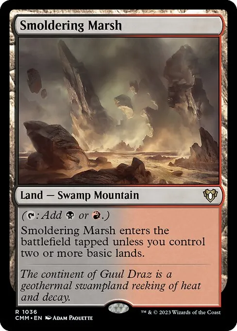 Smoldering Marsh — Commander Masters
