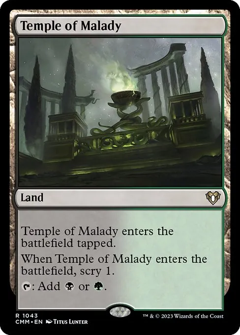 Temple of Malady — Commander Masters