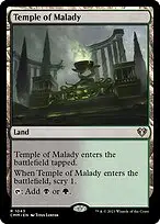 Temple of Malady — Commander Masters