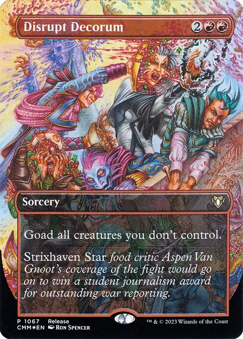 Disrupt Decorum — Commander Masters