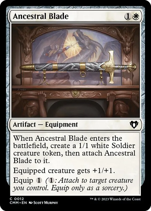 Ancestral Blade — Commander Masters