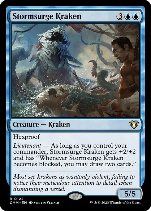 Stormsurge Kraken — Commander Masters