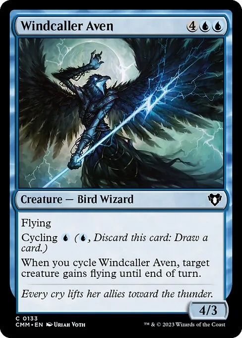 Windcaller Aven — Commander Masters