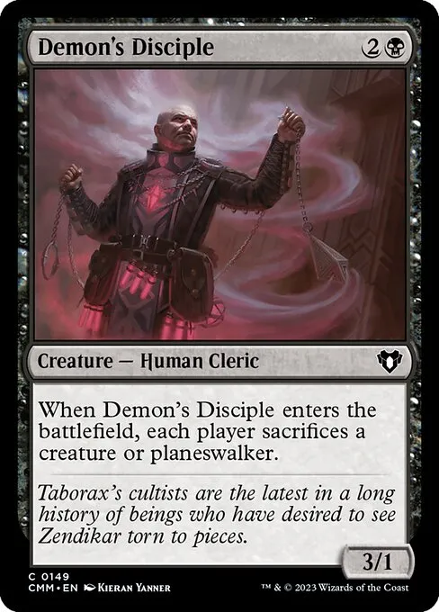 Demon's Disciple — Commander Masters