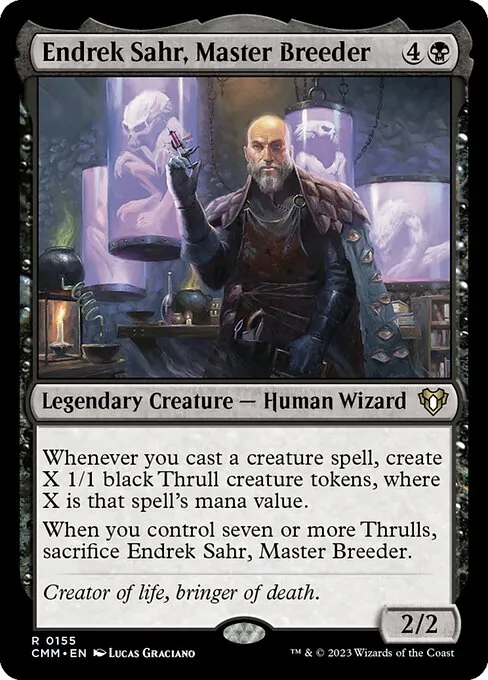Endrek Sahr, Master Breeder — Commander Masters