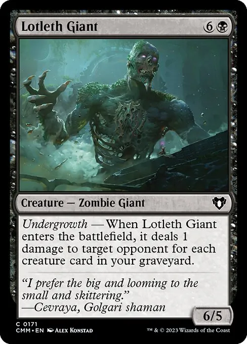 Lotleth Giant — Commander Masters