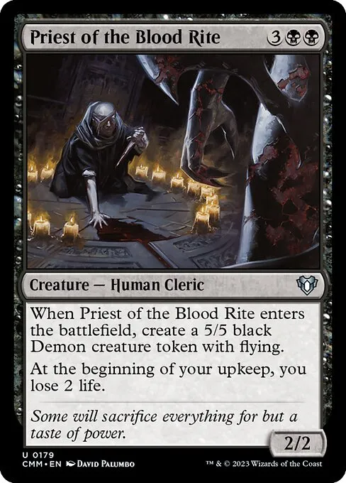 Priest of the Blood Rite — Commander Masters