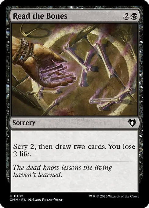 Read the Bones — Commander Masters