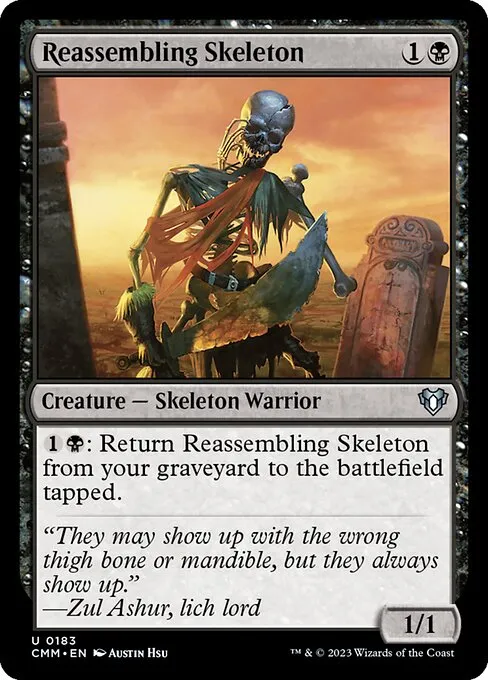Reassembling Skeleton — Commander Masters