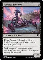 Serrated Scorpion — Commander Masters