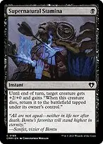 Supernatural Stamina — Commander Masters