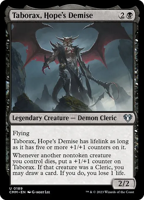 Taborax, Hope's Demise — Commander Masters