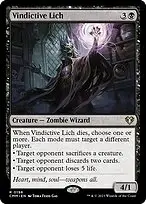 Vindictive Lich — Commander Masters