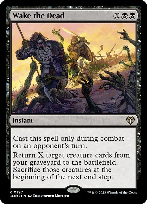 Wake the Dead — Commander Masters
