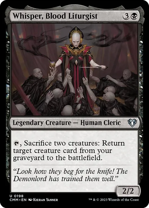 Whisper, Blood Liturgist — Commander Masters